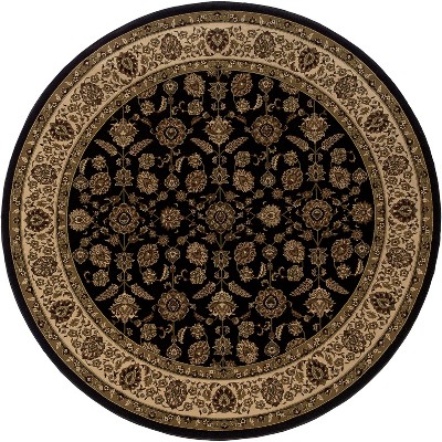 Oriental Weavers Ariana 271D3 Brown/ Ivory Indoor Area Rug - 6' Round