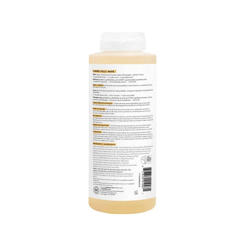 The Honest Company Refresh Bubble Bath - Citrus Vanilla - 12 fl oz, 5 of 9