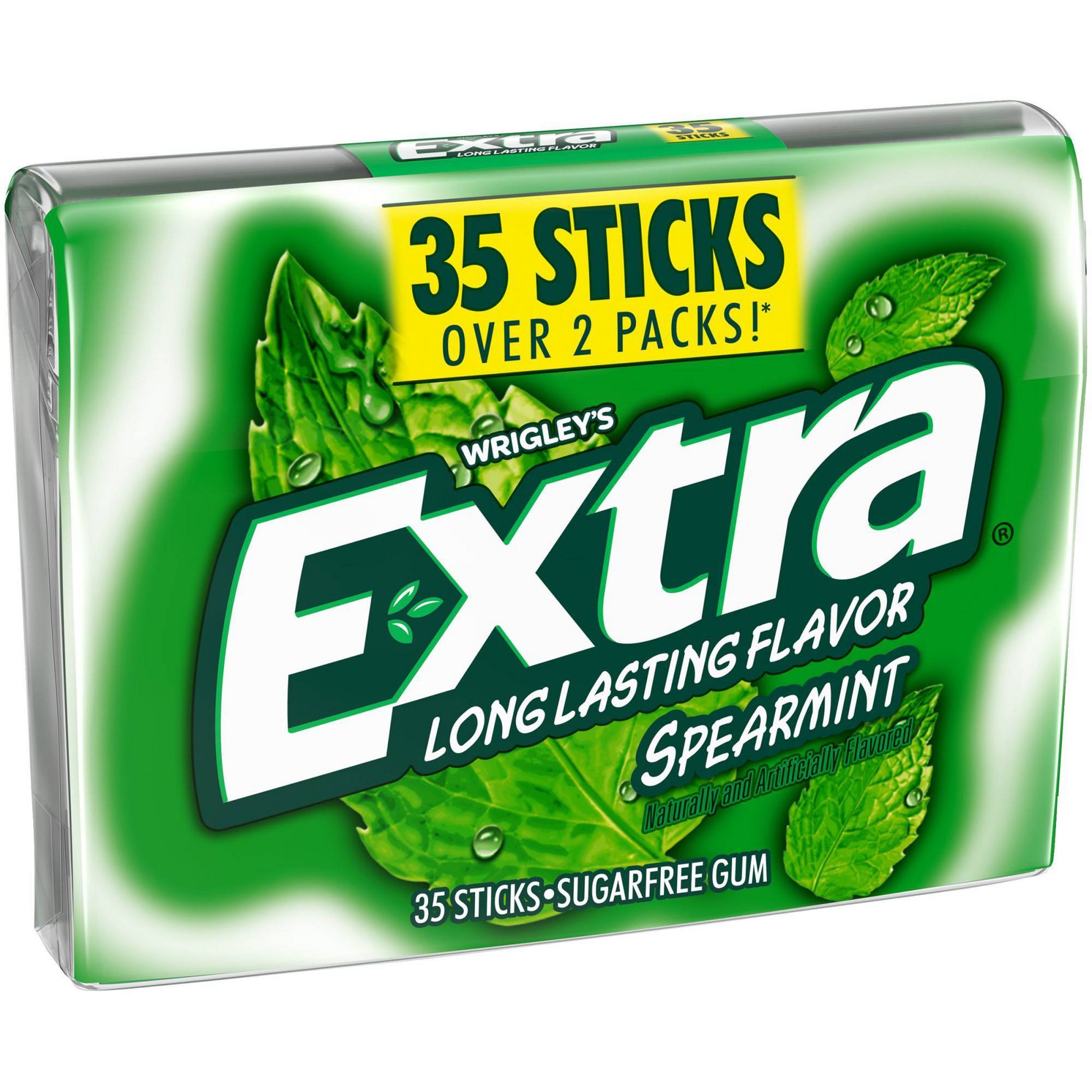 Extra Sugar-Free Spearmint Sugar Free Chewing Gum - 35ct