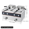Electric Deep Fryer, Deep Fryer with Oil Drain, 30 Min Timer, Rotary Fryer Head, Stainless Steel Countertop Fryers for Home & Commercial Use - 4 of 4