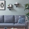 11.7" x 7.6" 2pc Industrial Pipe Wall Shelf Set - Danya B. - 3 of 4