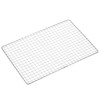 Unique Bargains Stainless Steel Cross Wire BBQ Grill Net for Baking Roasting - 3 of 4