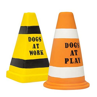 Multipet Latex Warning Cones Assorted Colors
