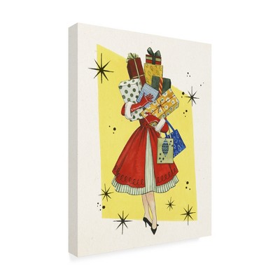 Trademark Fine Art -Grace Popp 'Vintage Christmas Ii' Canvas Art