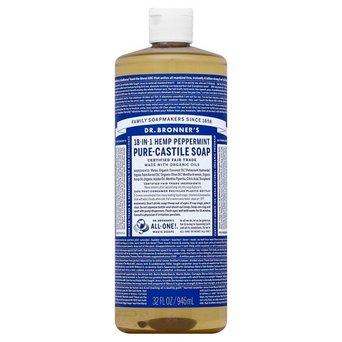 using dr bronner peppermint soap as body wash