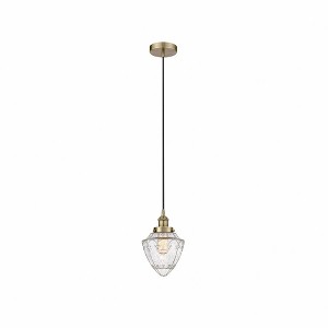 Bullet - 1 Light Cord Hung Mini Pendant In Modern Style-12 Inches Tall and 7 Inches Wide - 1 of 1