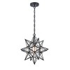 Claxy 16 Inch Modern Star Pendant Light Boho Black Hanging Pendant Light - 3 of 4