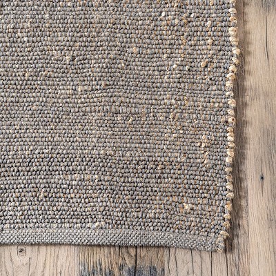 Nuloom Elfriede Jute & Cotton Hand Woven Indoor Area Rug