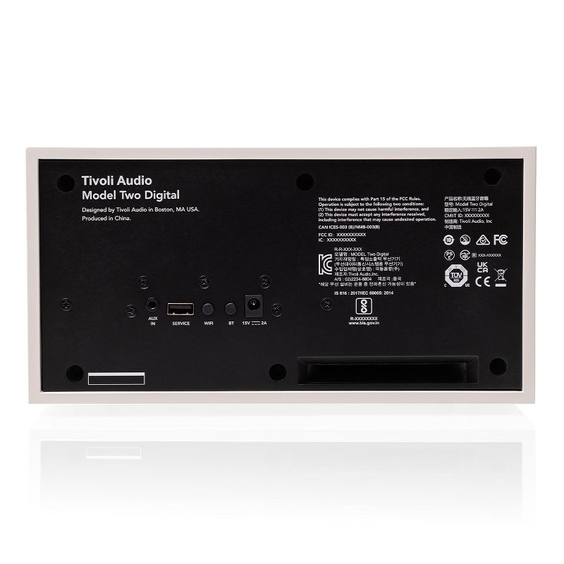 Tivoli Audio Model Two Digital Bluetooth Speaker with Built-In Airplay2, Chromecast, and Wi-Fi (/), 5 of 13