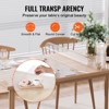VEVOR Plastic Table Cover, 36 x 48 Inch 1.5 mm Thick Clear Table Protector, Rectangle PVC Desk Mat, Waterproof & Easy Cleaning, Transparent - 4 of 4