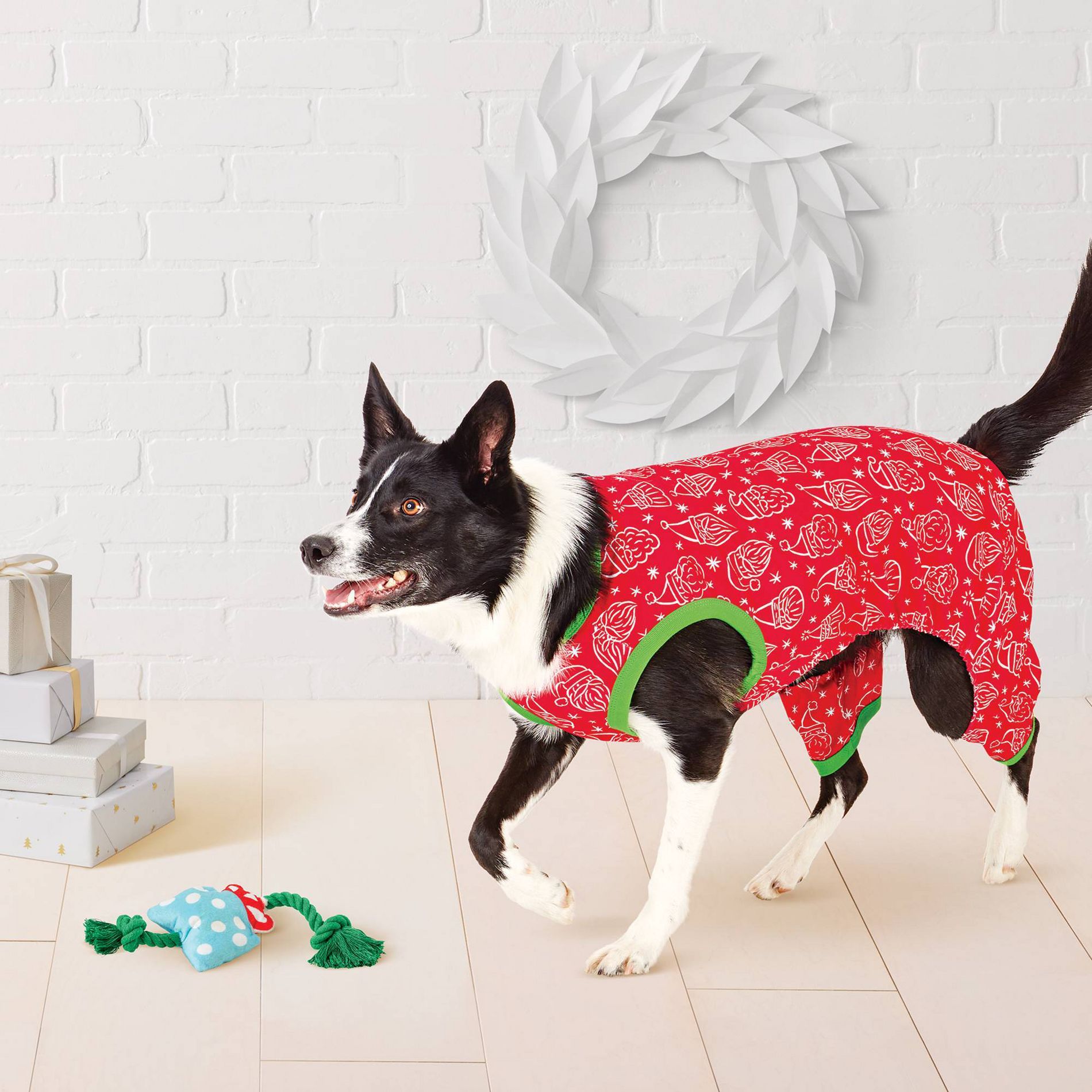 Santa Dog Pajama - Wondershop™ XXL