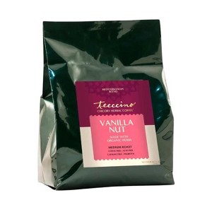 Teeccino Vanilla Nut Chicory Coffee Alternative, Medium Roast - Ground Herbal Coffee That’s Prebiotic, Caffeine Free & Acid Free - 1 of 4