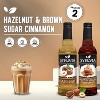 Syruvia Coffee Flavors Variety Pack: Hazelnut & Brown Sugar Cinnamon 25.4 fl oz Syrup - 2 of 4