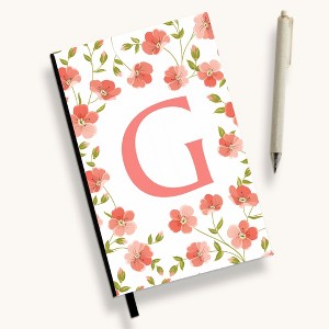 Personalization Mall Flowery Initial Personalized Journal - 1 of 1