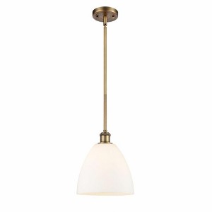 Bristol Glass - 1 Light Mini Pendant In Industrial Style-11.25 Inches Tall and 9 Inches Wide - 1 of 1
