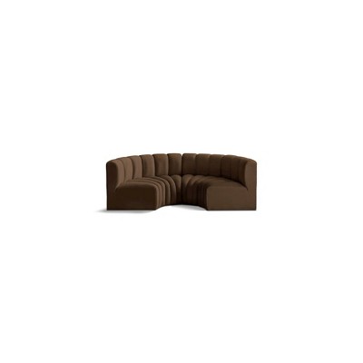 Meridian Furniture,Arc Velvet Modular Sofa