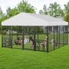 Heavy Duty Outdoor Dog Kennel with Rotating Bowls, 8 x 4 x 5.6-ft - 2 of 4