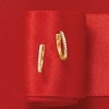 Ross-Simons 0.10 ct. t.w. Diamond Huggie Hoop Earrings in 14kt Yellow Gold - 4 of 4