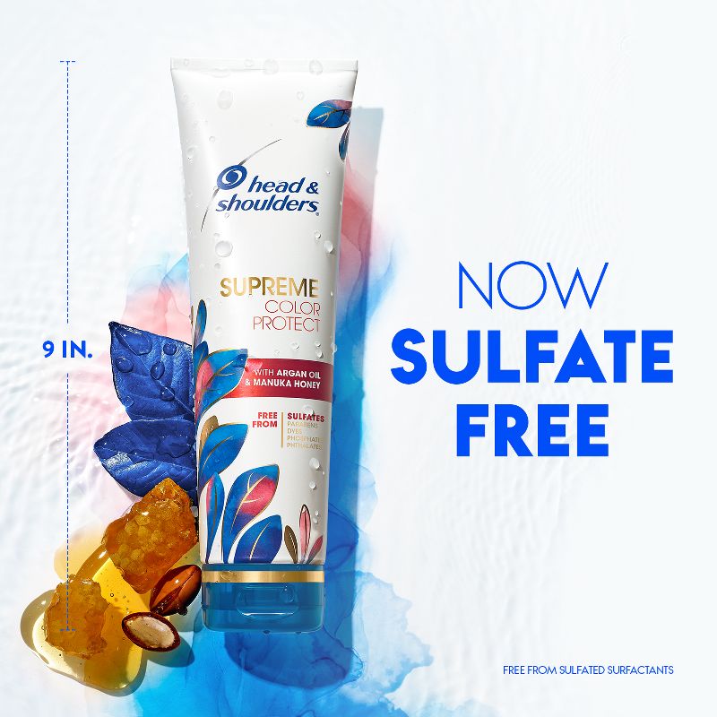 Head &#38; Shoulders Supreme Color Protect Anti-Dandruff Conditioner for Relief from Itchy &#38; Dry Scalp - 9.4 fl oz, 4 of 14