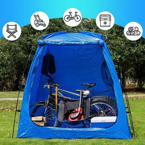 Bike Storage Shed Tent Waterproof Portable Backyard Outdoor Bicycle ...