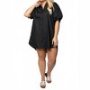 Women's Poplin Tunic Shirtdress - Plus - GEEGEE - 3 of 4