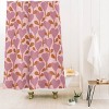 Alisa Galitsyna Heart Garden Shower Curtain Pink - Deny Designs: Abstract Microfiber, Machine Washable - 2 of 2