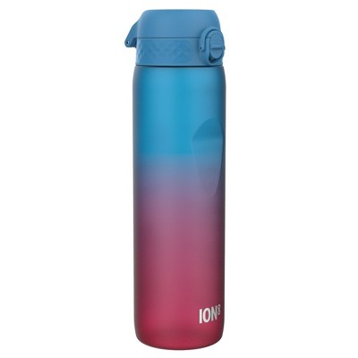 Ion8 BPA Free Recyclon Water Bottle - 32oz Ombre Pink Blue 33oz
