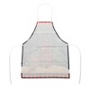 Unique Bargains Christmas Aprons Linen Black Red Green White Brown 21.65"x26.77" 1 Pcs - 4 of 4
