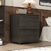 Famapy 2 Drawer Nightstand Set Bedroom Modern Designed Bedside Dresser End Table Chest - 2 of 4