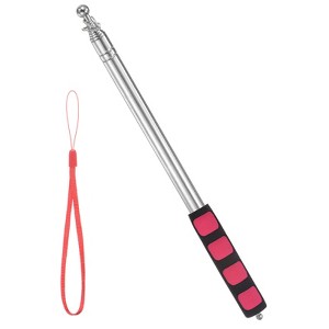 Unique Bargains Stainless Steel Telescopic Handheld Portable Flag Poles 1 Pc - 1 of 4