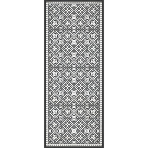 Kate Aurora Dorm Basics take It Off Gray Typography Soft Tufted Oversized Bath  Rug Runner - 2'x5' : Target