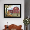 "Autumn Leaf Quilt Block Barn" by Billy Jacobs, Ready to Hang Framed Print, Black Frame - 3 of 4
