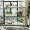 3-Tier Wire Shelving Unit, Metal Shelf Adjustable Storage Rack With Wheels, 3000lbs Storage Shelves Heavy Duty Shelving - 2 of 4