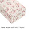 Unique Bargains Paper Gift Bag Pack Pink Leaf Storage Bag for Party Favor 50 Pcs - image 4 of 4