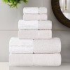 100% Cotton Medium Weight Two-Toned Jacquard and Solid Assorted Towel Set by Blue Nile Mills - 2 of 4