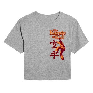 Women's - The Karate Kid - Logo Stack Cropped Graphic T-Shirt - 1 of 4