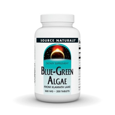 Blue-Green Algae 500mg by Source Naturals, Inc.  -  200 Tablet