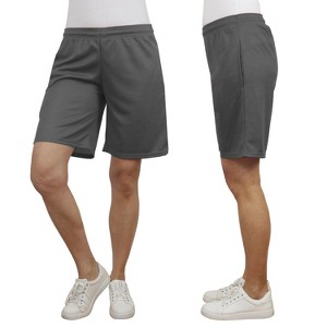 Jump Start Women's Loose Fit Lightweight Breathable Moisture Wicking Mesh Shorts - 1 of 2