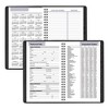 DayMinder Block Format Weekly Appointment Book, Tabbed Telephone/Add Section, 8.5 x 5.5, Black, 12-Month (Jan to Dec): 2025 - 4 of 4