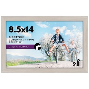 Americanflat Picture Frame with shatter-resistant glass - Wall Mounted Horizontal and Vertical Formats - 1 of 3