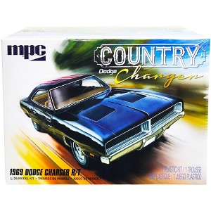 Skill 2 Model Kit 1969 Dodge Charger R/T "Country" 1/25 Scale Model by MPC - 1 of 4