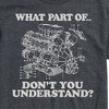 Men's - Instant Message - What Part Don't You Understand Engine Short Sleeve Graphic T-Shirt - 2 of 4