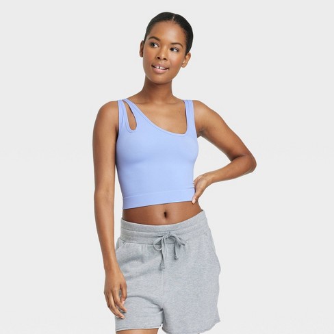Women's Cut Out Brami - Colsie™ Blue S : Target