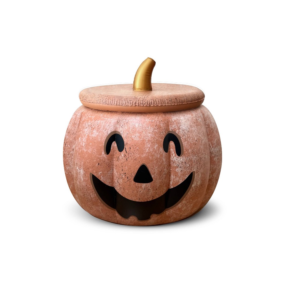 MINNIDIP Reusable Balloon Pumpkin with Removable Lid Terracotta