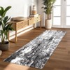 Modern Abstract Area Rug Machine Washable Non Slip Stain Resistant Pet Friendly Perfect for Living Room Bedroom Kitchen - 3 of 4