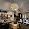 LLHZSY Contemporary 16/20-Light Glam Firework Crystal Chandelier Dandelion Pendant Light Fixture-Gold-31 1/2" or 39 2/5 in.W - 3 of 4