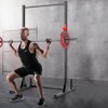 VisioGear Power Tower Dip Station, Home Gym Fitness Pull Up Bar Station, Calisthenics Equipment with 500LBS Load Capacity, Black, 50*46*85 - 4 of 4
