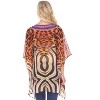 Maternity Animal Print Caftan with Tie-up Neckline - One Size Fits Most - White Mark - 3 of 3