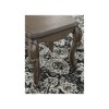 Signature Design by Ashley Maylee Traditional Style End Table - Dark Brown Finish with Cabriole Legs - 3 of 4