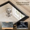 Apmir High-Strength Tempered Glass and Aluminum Alloy Framed French Cleat Mounted Wall Decor Mirror in matte black with 5-Year Warranty - 4 of 4